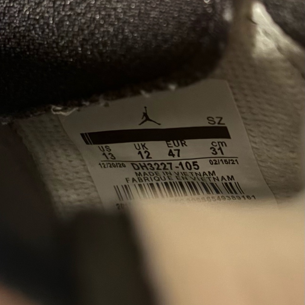 Men’s’🧔🏻♂️Jordan 1 Retro x Fragment Design x Travis Scott High Blue👟Sz 13 - Picture 6 of 10
